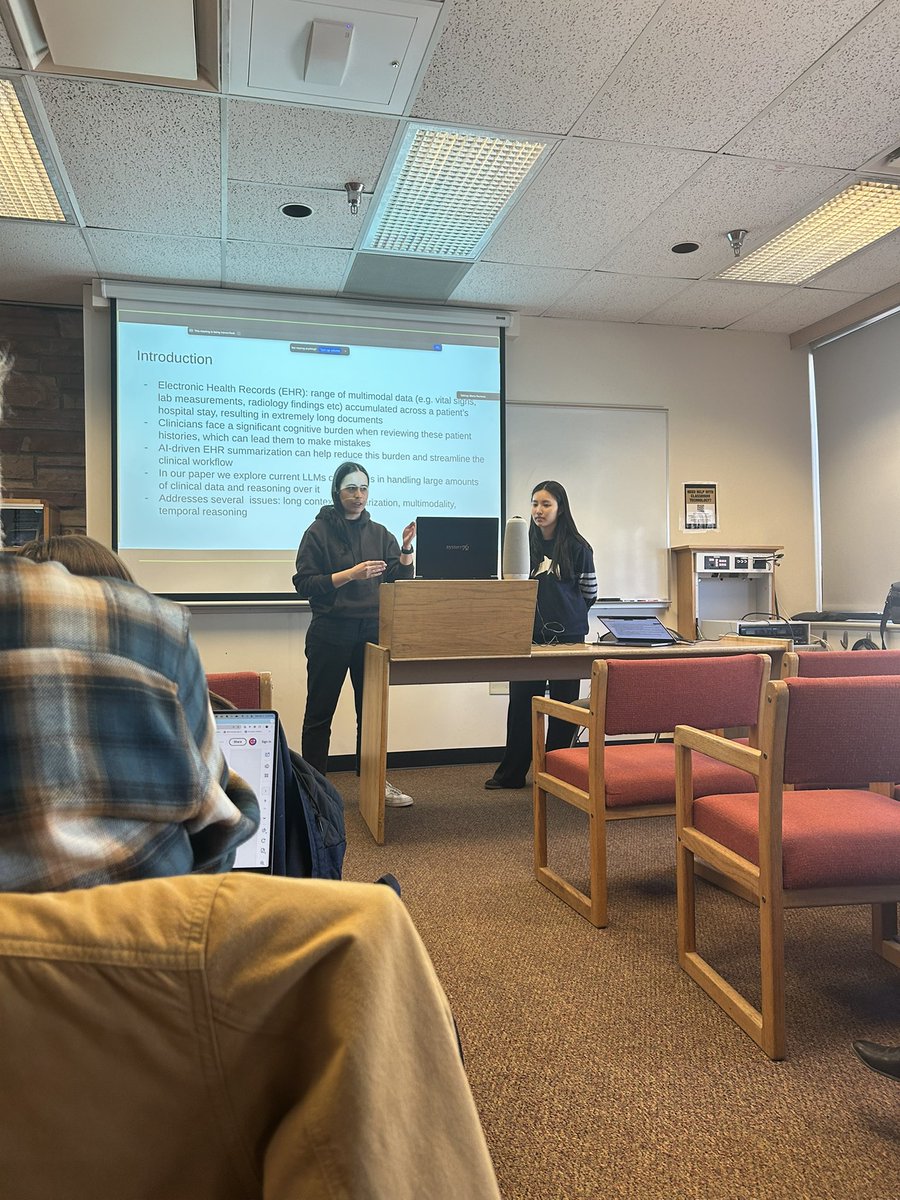 Maya and Shiyue are presenting their paper on long document summarization in Wed Boulder NLP meeting! 
Preprint available: arxiv.org/abs/2501.18724