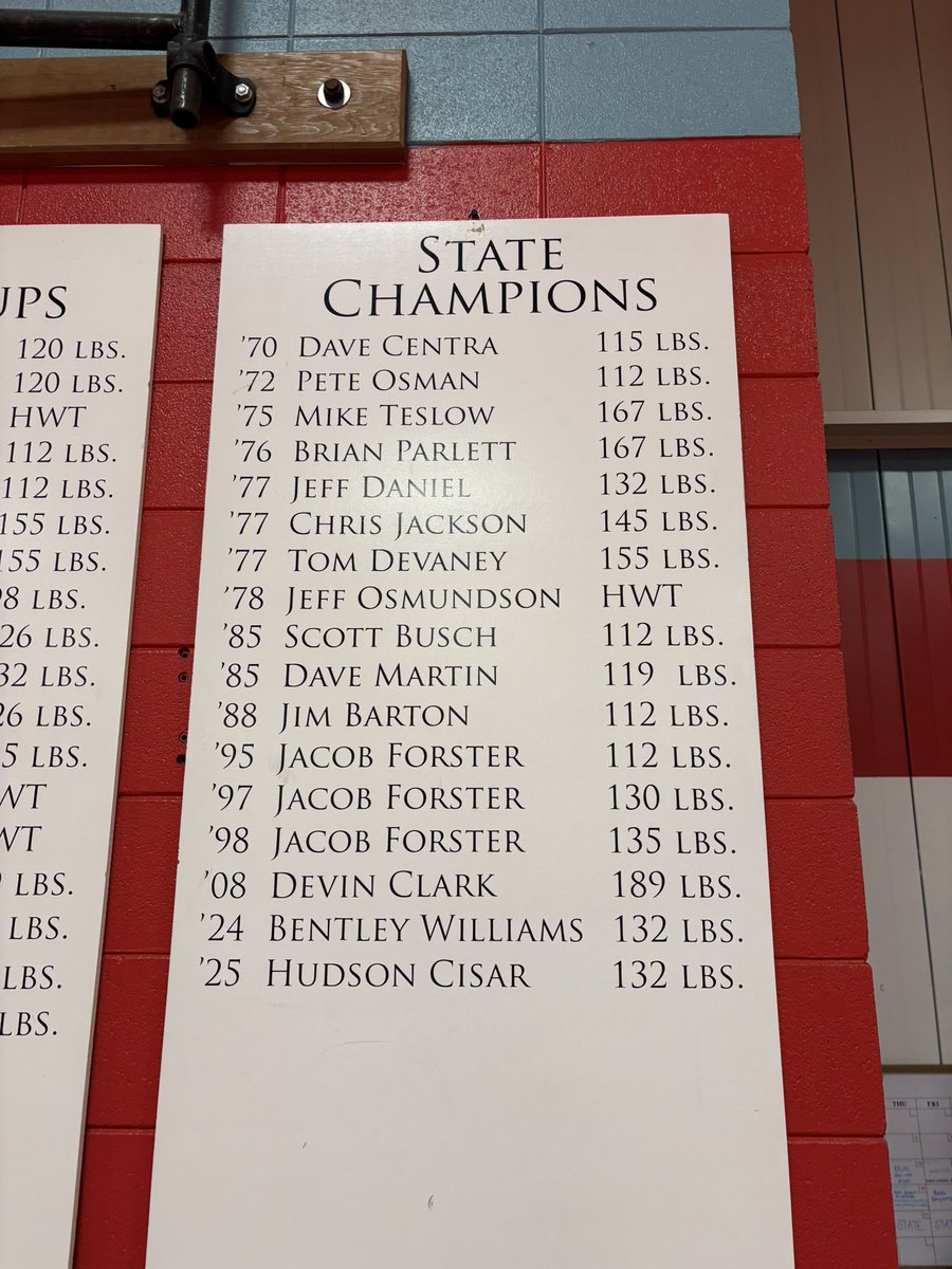 SFLHSWrestling's tweet photo. Hudson Cisar is the 15th state champion at LHS! 17 total championships now at LHS! 

Go Pats!! https://t.co/awdcwFGh6B