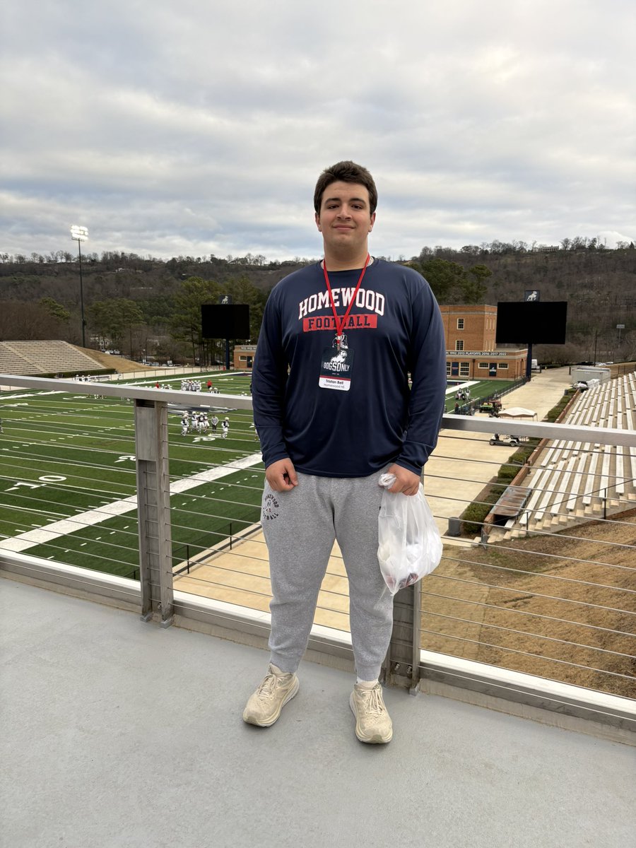 Had an amazing time at <a href="/SamfordFootball/">Samford Football</a> spring practice! Thank you <a href="/ShawnPbostick/">Coach Shawn Bostick</a> <a href="/Matthew_Kooiman/">Matthew Kooiman</a> for the wonderful experience!
#ALLforSAMford