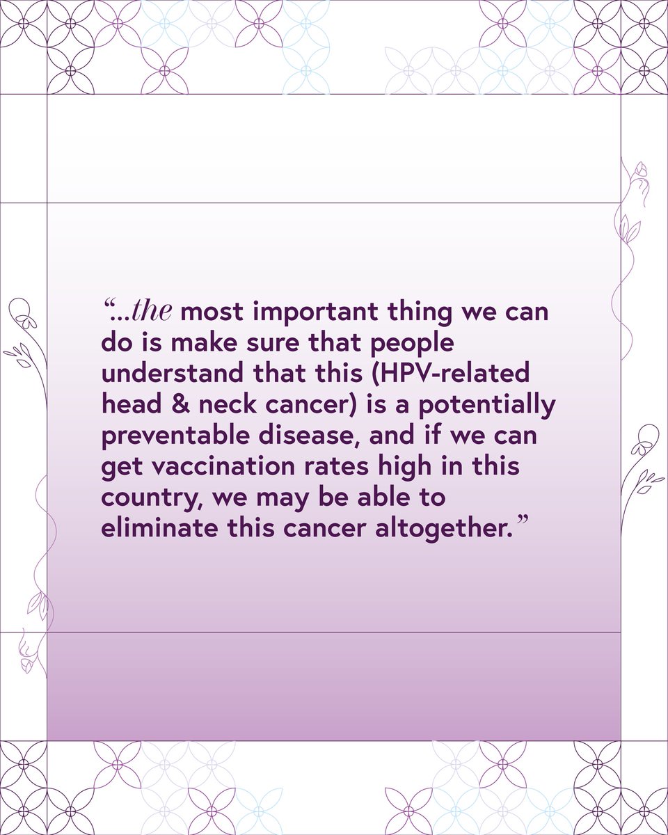 HPVAlliance's tweet image. As we celebrated #NationalHPVAwarenessDay yesterday, we’re excited to share a key message from an expert in the medical field, Dr. Geoffrey Young! 🎗️💜
#HPVAwarenessDay #HPVprevention #HPVvaccine #HPVCancersAlliance #HPV