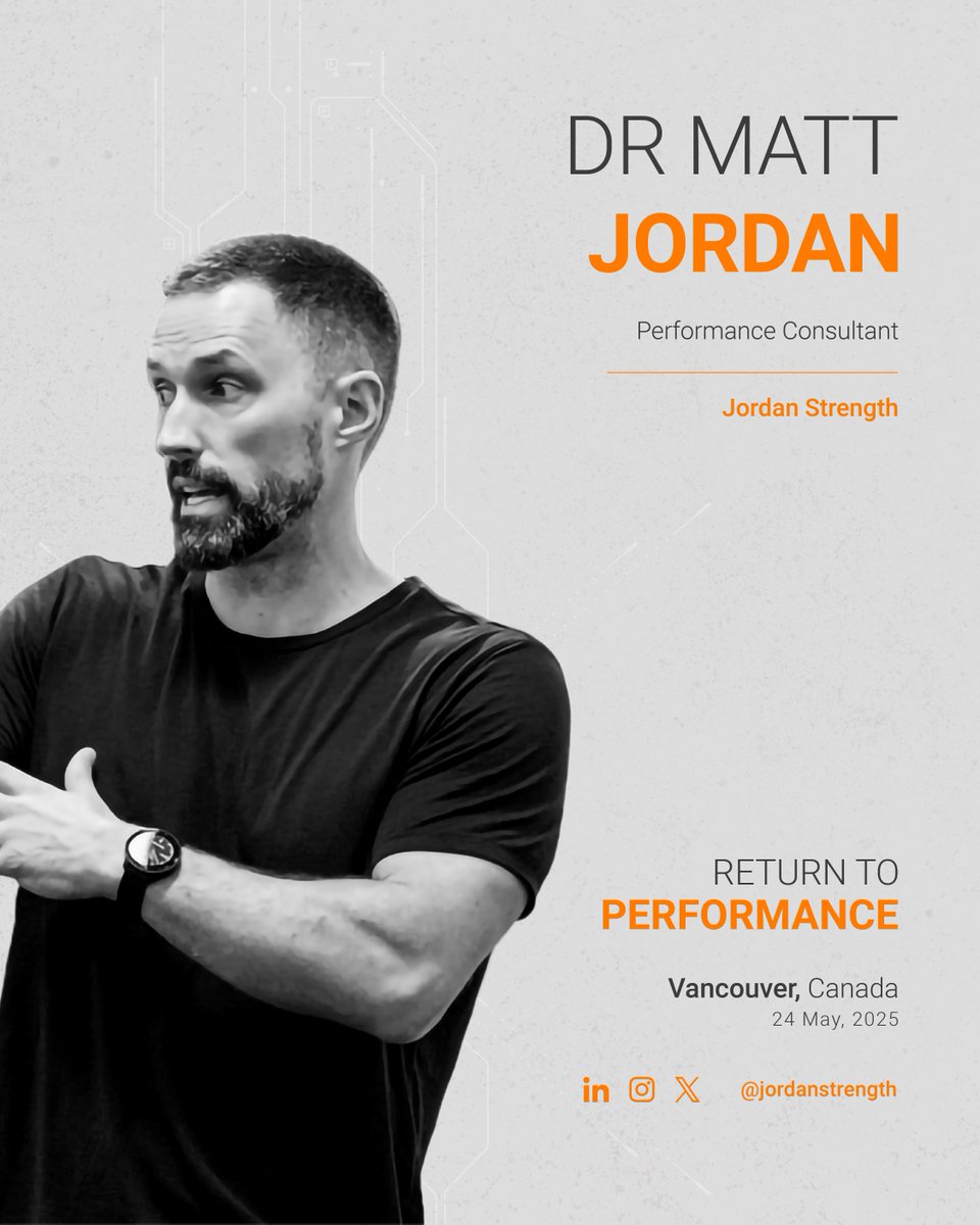 VALDPerformance's tweet image. 🚨 Tickets are LIVE! 🚨

🔥Return to Performance: From Patient to Athlete is coming to Vancouver this May! 🇨🇦

We have a stacked lineup of expert speakers, including headline presenters Matt Jordan, Alex Trinca and Elliot Richardson. 

Secure yours now! eventbrite.com/e/return-to-pe…