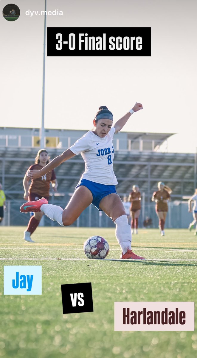 SA High School & Club Soccer (@6a_28) on Twitter photo Final score - girls
John Jay continues their hot streak in District 28-5A.
<a href="/JJStangSoccer/">JJ Lady Stang Soccer</a> - 3
Harlandale - 0
πΈ - <a href="/dyvmedia/">Dante Valencia</a> Final score - girls
John Jay continues their hot streak in District 28-5A.
<a href="/JJStangSoccer/">JJ Lady Stang Soccer</a> - 3
Harlandale - 0
πΈ - <a href="/dyvmedia/">Dante Valencia</a>