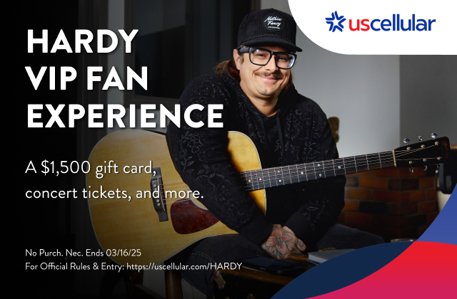 EUscellular's tweet photo. Want to see HARDY live? UScellular is giving you a chance to win tickets, hotel, travel, and spending money to see HARDY perform this summer. Click to enter. #usccemp https://t.co/YHhrAbTKTs https://t.co/HwMQ5r7GPh