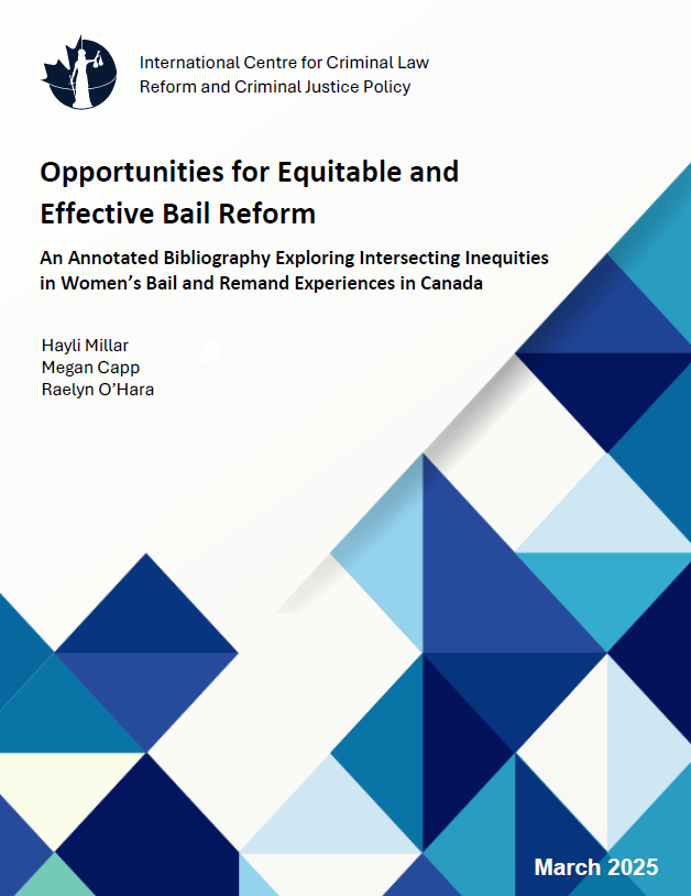 As we approach #InternationalWomensDay, we’re proud to share a resource on the intersectional inequities #women face in #Canada’s #justice system. Developed by Dr. Hayli Millar, Megan Capp &amp; Raelyn O'Hara, it highlights women’s #bail &amp; #remand experiences. bit.ly/43nocne