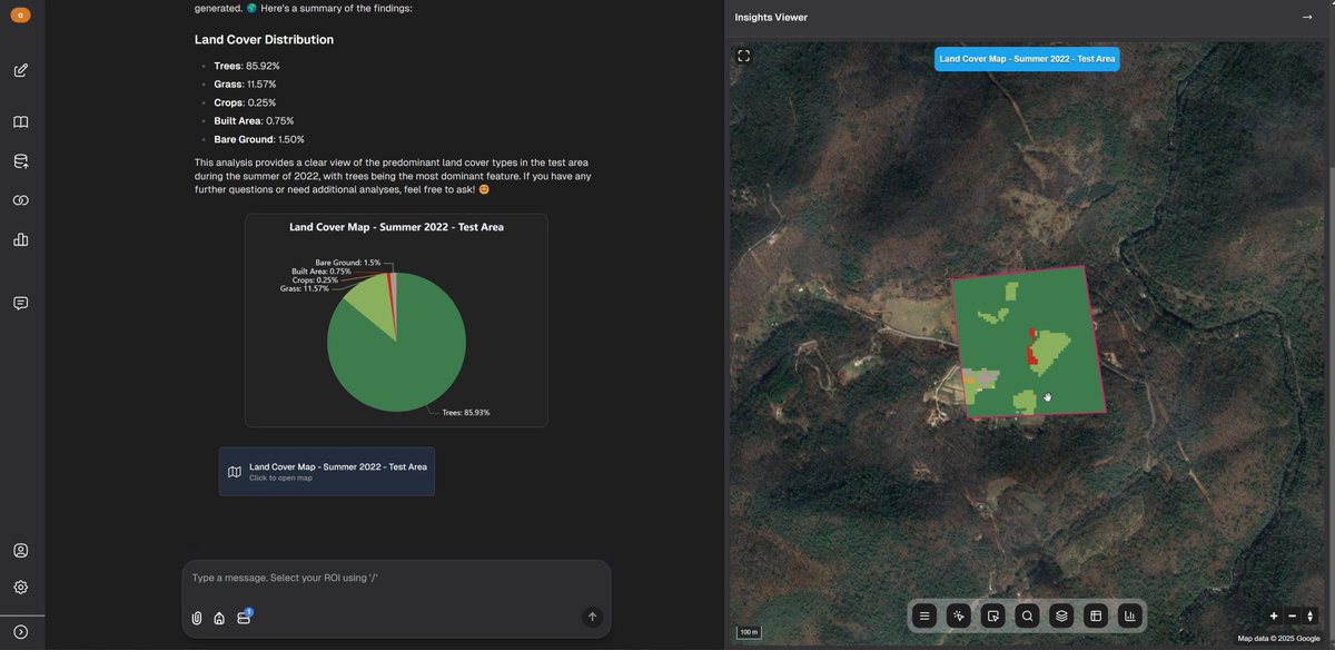 🚀Chat2Geo is Now Hosted &amp; Available Online!

Our open-source app is now available online:
chat2geo.georetina.ai

GitHub repo: github.com/GeoRetina/chat…

Also watch the short intro:
youtube.com/watch?v=nFW5yK…

Bigger updates are coming soon! 

Stay tuned then!