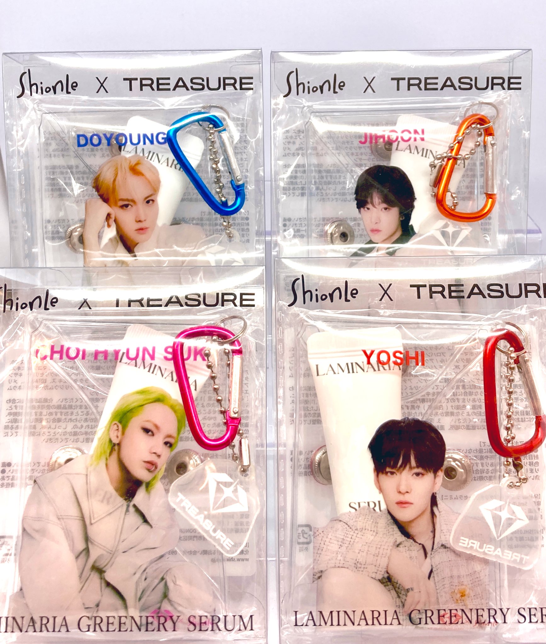 ShionLe × TREASURE クリアポーチ 全10種セット GiGO 静岡 on X: 
