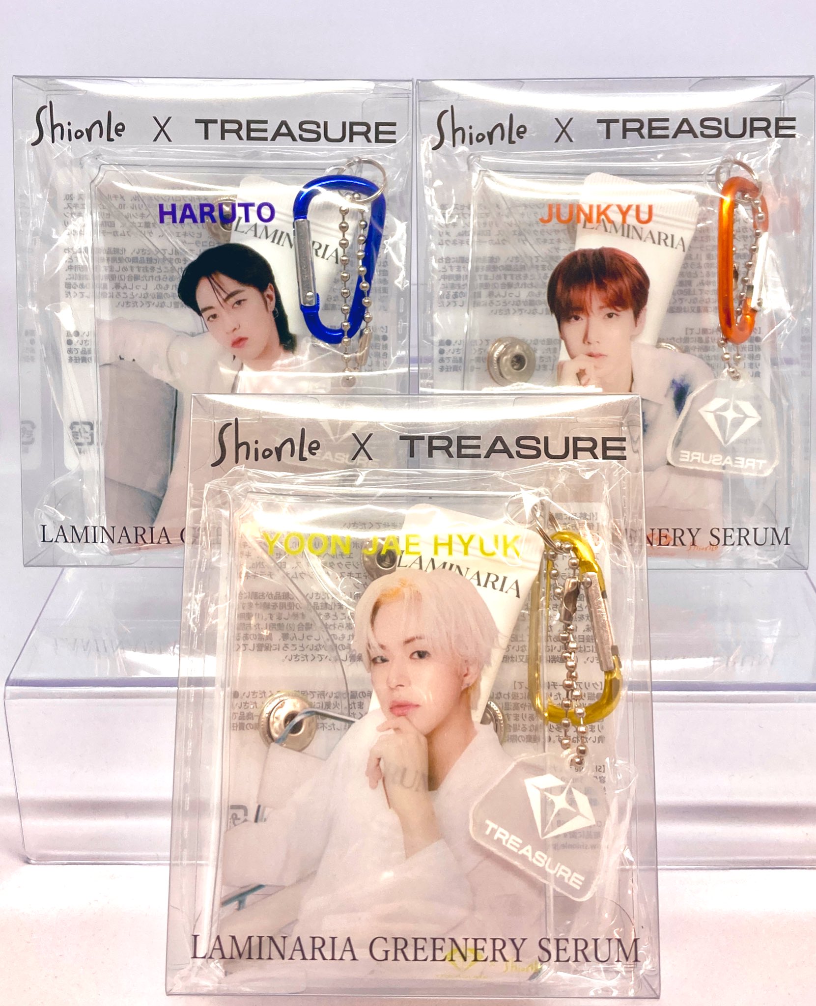 ShionLe × TREASURE クリアポーチ 全10種セット タイステイオン釧路昭和 on X: 