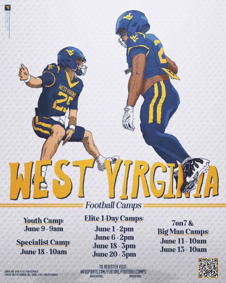 Thank you <a href="/CoachZAlley/">Coach Zac Alley</a> for the invite! Looking forward to competing this summer!@WVUfootball <a href="/CoachGueriera/">Dave Gueriera</a> <a href="/MalvernPrepFB/">Malvern Prep Football</a>