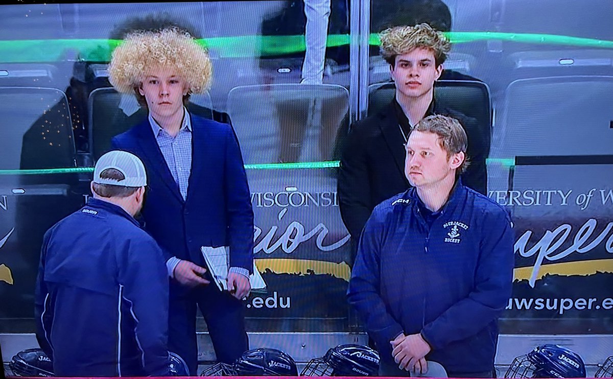 Dr. Chuck Ells (@drchuckells) on Twitter photo The kids are stepping up their #hockeyhair game at the #minnesota Boys #highschoolhockey tournament! Even the <a href="/HockeyHibbing/">Hibbing-Chisholm-Hockey</a> bench brought it! #45TV #Tourneyson45TV <a href="/kstc45/">KSTC-TV, 45TV</a> The kids are stepping up their #hockeyhair game at the #minnesota Boys #highschoolhockey tournament! Even the <a href="/HockeyHibbing/">Hibbing-Chisholm-Hockey</a> bench brought it! #45TV #Tourneyson45TV <a href="/kstc45/">KSTC-TV, 45TV</a>