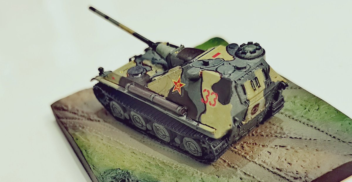 zhxhrzs's tweet image. 1/144,Jagdpanther 2,PLA Captured Version.#jagdpanther #plasticmodels #3DPrintingModels #3dprintart #架空戦車 #戦車