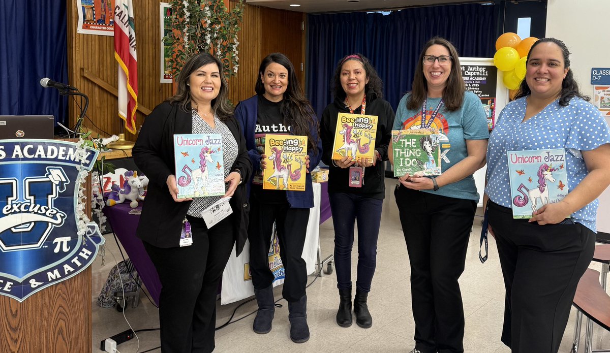 Thank you <a href="/LisaCaprelli/">Lisa Caprelli</a> for visiting Telesis and for Mrs. Spriggins for writing the <a href="/CotsenAoT/">ART of TEACHING</a> grant. We are so grateful for this opportunity. 📚📝✍️ <a href="/teletitan/">Telesis Titan</a>