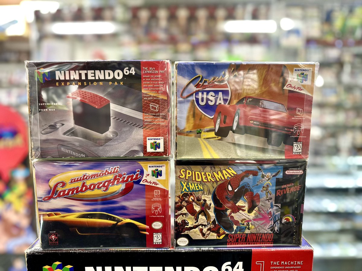gameplayla's tweet photo. Retro gamers and collectors, this one’s for you!
These gems don’t last long—DM now before it’s game over!
Buy, Sell, Trade all your video games here! 
🎮
📍10937 Venice Blvd, Los Angeles CA 90034
🎮
Hours: 11am-7pm 
🎮
Phone#: (310)-842-7776 
#gameplayla #retrostore #losangeles https://t.co/dBHTa45rUJ