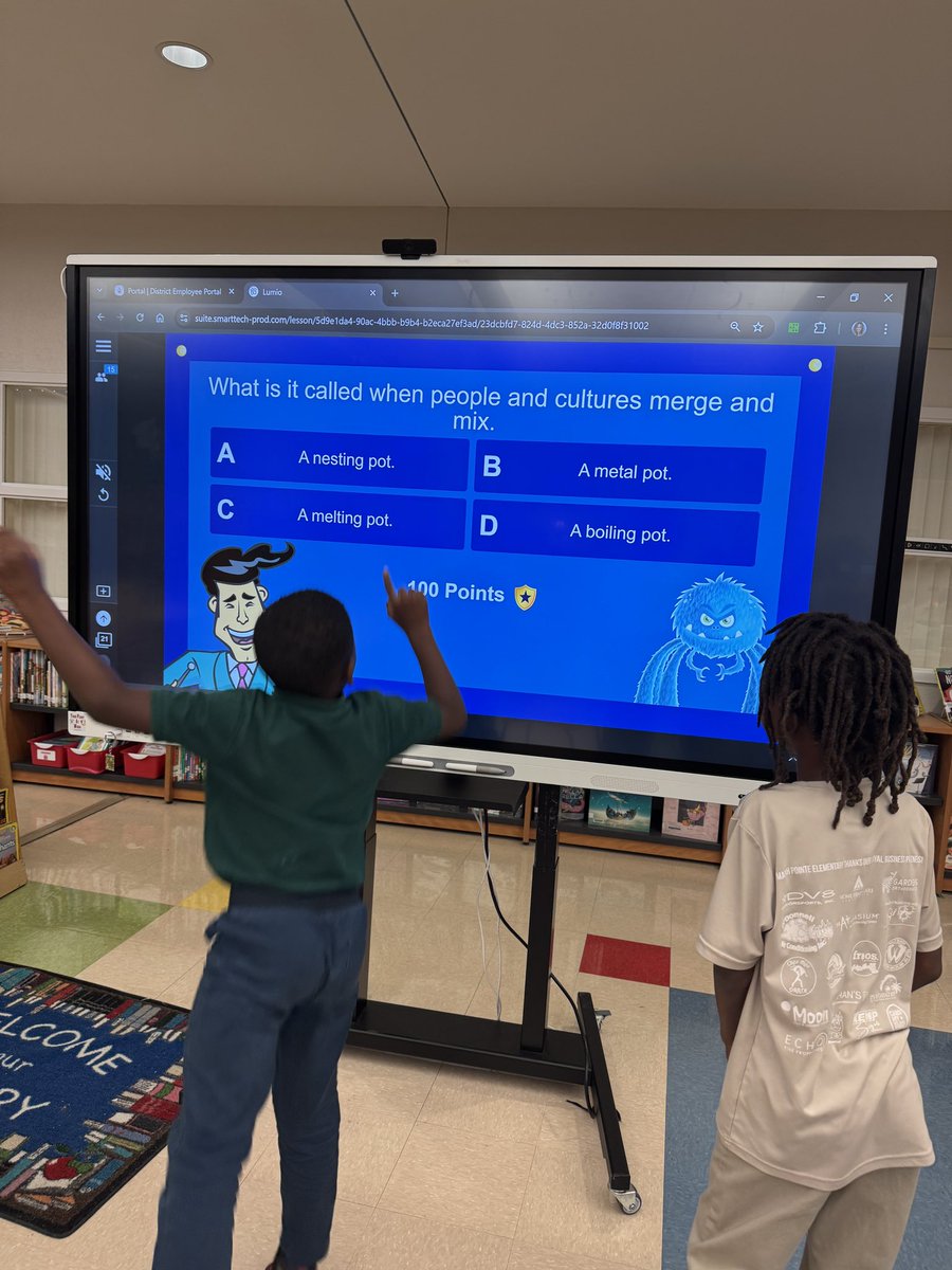 Toni Lipscher (@tonilipscher) on Twitter photo Using <a href="/LumioSocial/">Lumio ๐</a> #GameShow to reinforce our immigration and Ellis Island unit with 2nd Gd <a href="/MarshPointeEl/">Marsh Pointe</a> <a href="/pbcsd/">The School District of Palm Beach County</a> <a href="/Ed_Tierney1/">Ed_Tierney</a> <a href="/mariabishop4/">Maria Bishop</a> <a href="/MPEPrincipal/">MPEPrincipal</a> <a href="/emapbc/">EMA</a> <a href="/LibraryCurrent/">LibraryCurrent</a> <a href="/MarshPointePTO/">Marsh Pointe PTO</a> <a href="/EdTechPBC/">Educational Technology Team in Palm Beach County</a> Using <a href="/LumioSocial/">Lumio ๐</a> #GameShow to reinforce our immigration and Ellis Island unit with 2nd Gd <a href="/MarshPointeEl/">Marsh Pointe</a> <a href="/pbcsd/">The School District of Palm Beach County</a> <a href="/Ed_Tierney1/">Ed_Tierney</a> <a href="/mariabishop4/">Maria Bishop</a> <a href="/MPEPrincipal/">MPEPrincipal</a> <a href="/emapbc/">EMA</a> <a href="/LibraryCurrent/">LibraryCurrent</a> <a href="/MarshPointePTO/">Marsh Pointe PTO</a> <a href="/EdTechPBC/">Educational Technology Team in Palm Beach County</a>