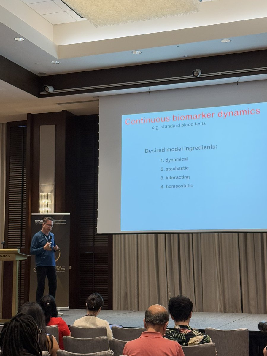 LongevitySG's tweet image. Prof Andrew of @RutenGroup on “Dynamics of Ageing Biomarkers” #GCGP1st #Gerophysics