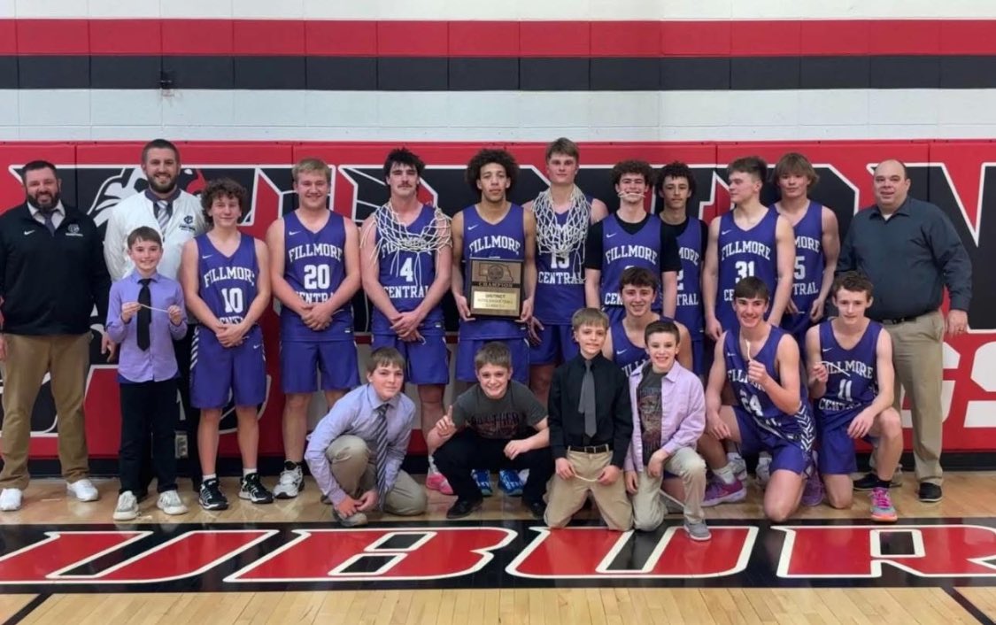 Fillmore Central defeats Auburn 58-55 in overtime to qualify for state! Panthers qualify for the first time in school history. D Stoner with 20, Theobald 10, Tweedy 10, J Stoner 10, Miller 8. #Lincolnbound #makinghistory