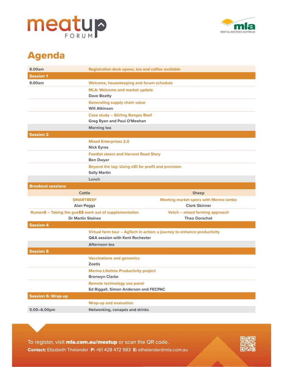 The countdown is on for the 2025 MLA MeatUp Forum in Albany. Checkout the agenda and follow the link to register now! mla.microsoftcrmportals.com/event/registra…