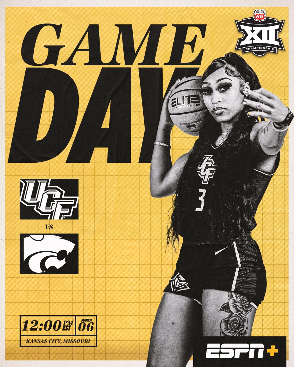 Second Round hoops in KC 🏀⚔

🆚 Kansas State
⏰ 12:00pm EST
📺 ESPN+