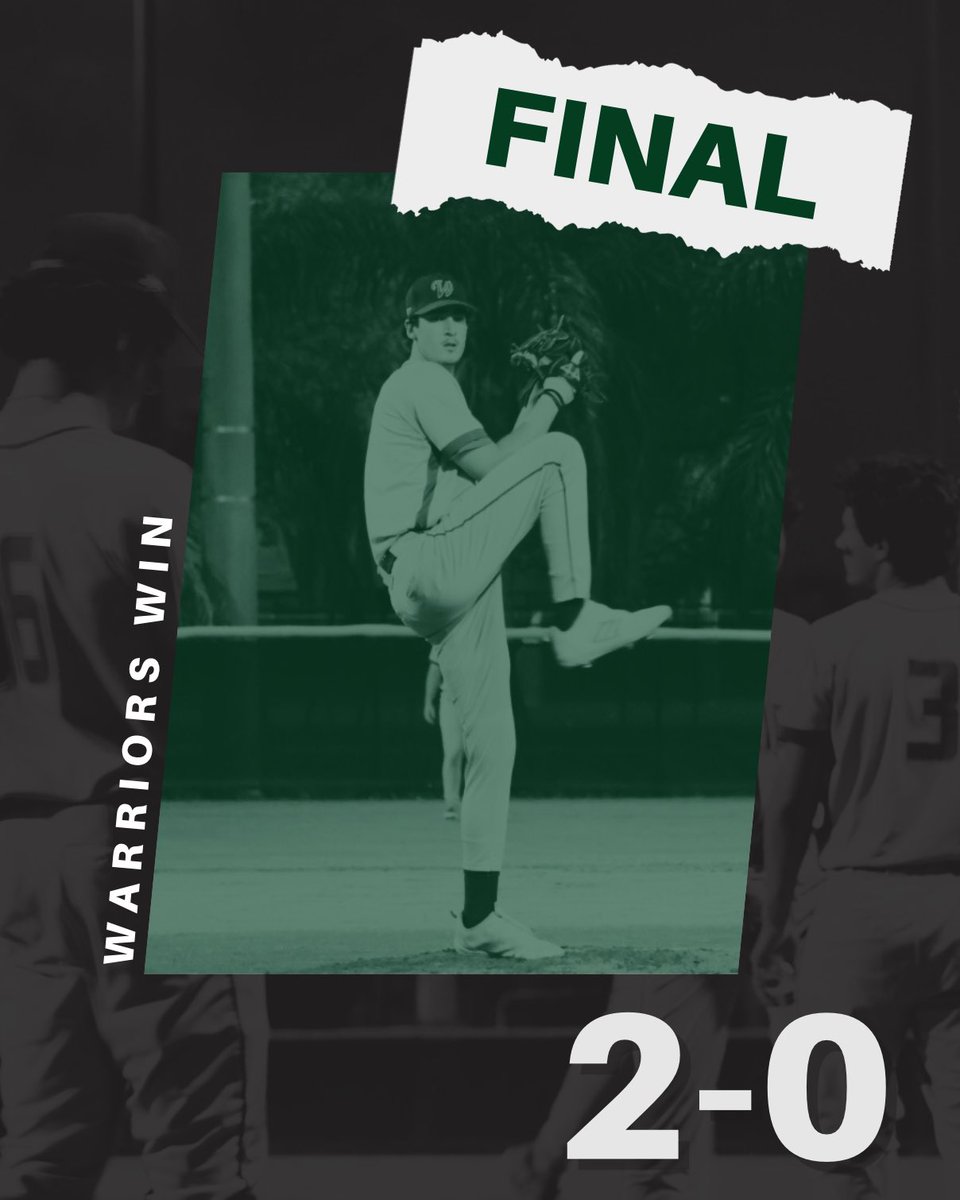 Warriors win 2-0 in a pitchers duel!
The warriors are on the road again Friday night at Flanagan high school @ 6:00pm make sure to come out and support!
#onemore #onetribe #warriorswin #finalscore
