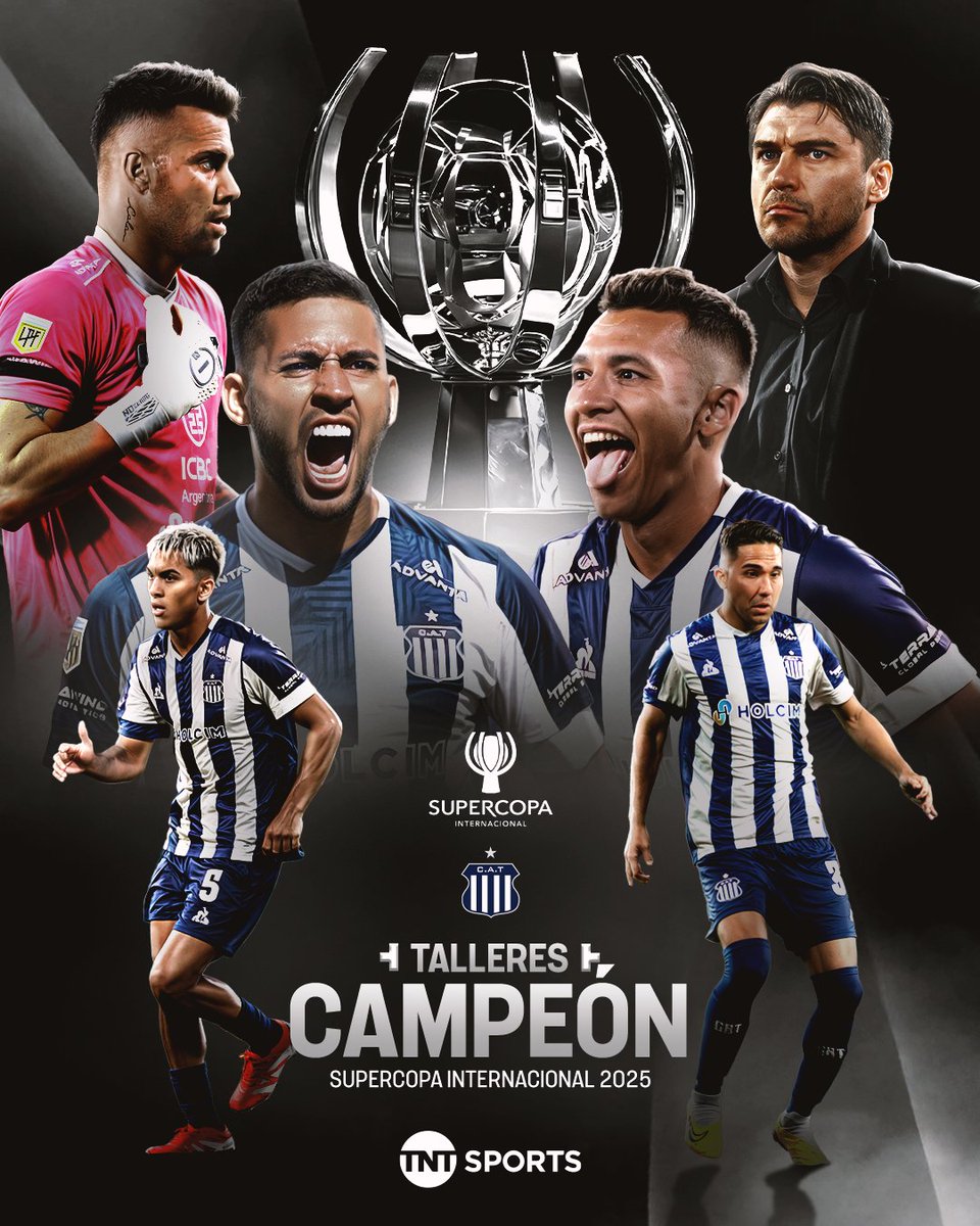 TALLERES SUPERCAMPEÓN 🏆

El equipo del Cacique Medina le ganó 3-2 en los penales a River en Paraguay y se quedó con la Supercopa Internacional, el primer título del año.

¡Felicitaciones, Matadores! 👏💪