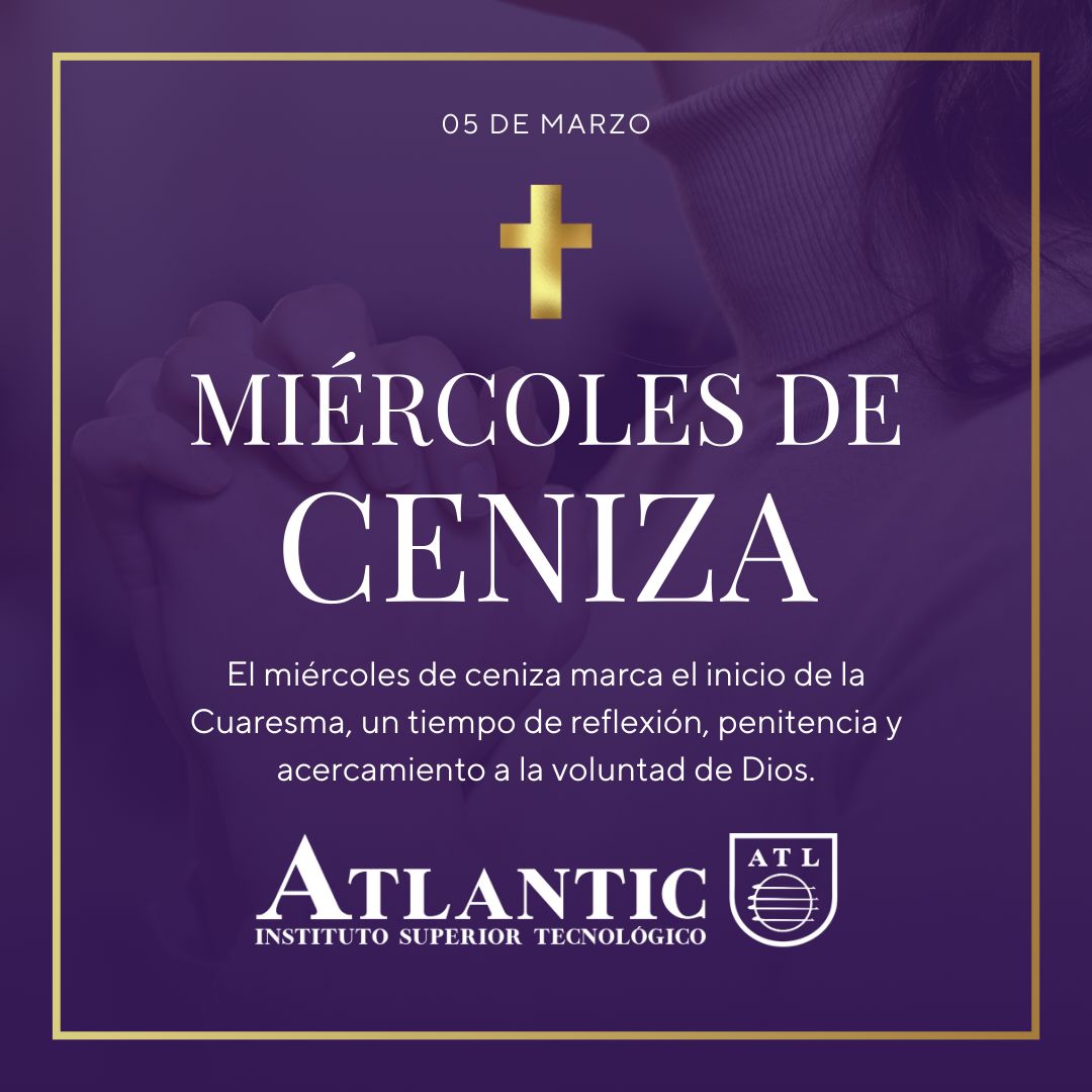 📍Hoy es Miércoles de Ceniza ✝️, inicio de la Cuaresma 💜, un tiempo de reflexión y compromiso. 🙏🏻
La ceniza nos recuerda que la vida es frágil.