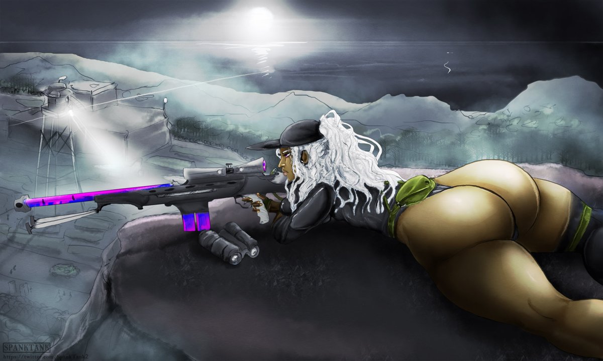 a doodle of my buddy <a href="/AureatePen/">Ari</a> 's OC, Snow