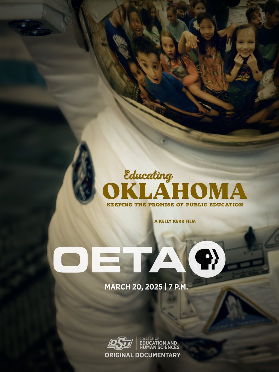 OETA will be airing Educating Oklahoma, March 20th at 7 p.m. If you had a teacher who influenced your life, you will want to tune in. #okstate #oklaed #teaching
