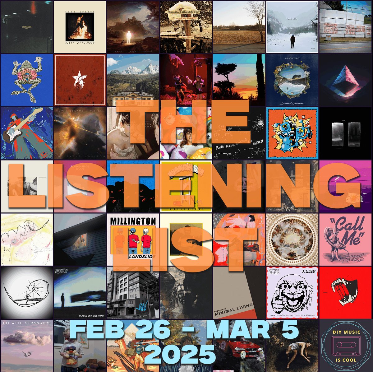 The Listening List has been updated with 84 new songs! 
That’s 84 sonic entities. 84 chances to experience auditory enlightenment. 84 ways to ascend beyond the mortal coil and become a being of pure sound.
No pressure. Check it out though.

˚｡⋆links below⋆｡˚