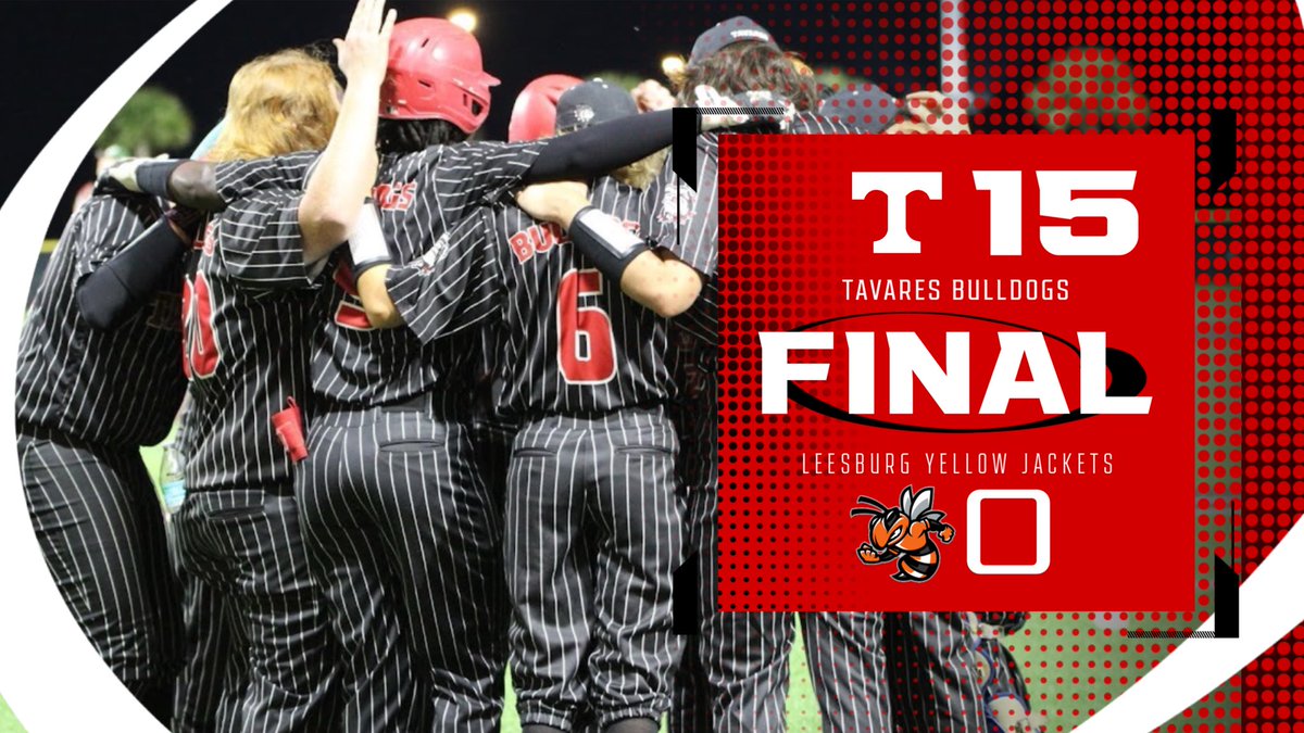 ‼️DAWGS WIN‼️

The Dawgs beat the Yellow Jackets tonight, 15-0, behind a <a href="/kyle_dunn8/">Kyle Dunn</a> 2 hit shutout! 🔴⚪️ 

The Dawgs are back in action tomorrow night at Lake Minneola.

#ProveThemWrong #TavaresBaseball