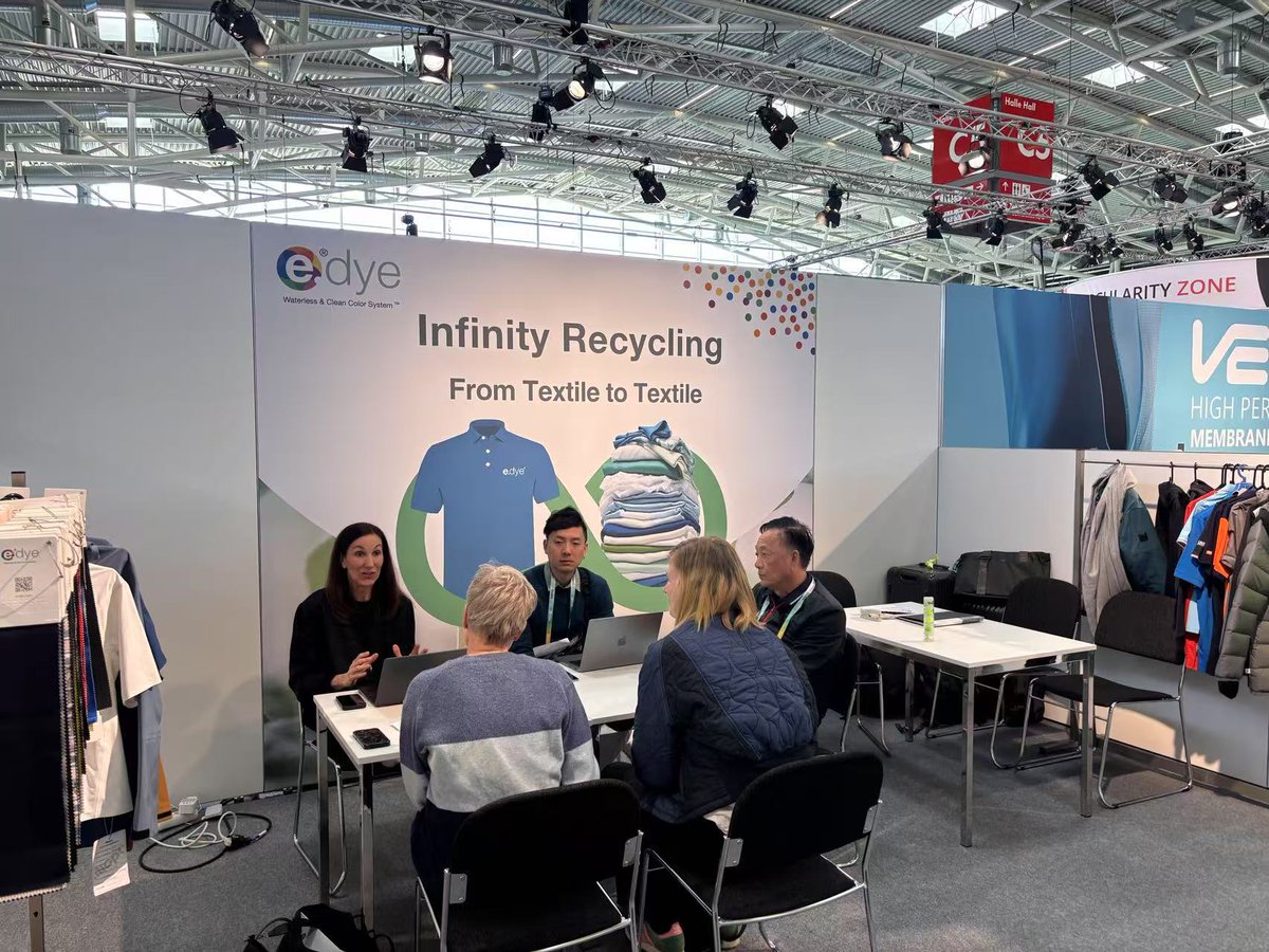 Thank you to everyone who visited our booth yesterday! Today is the last day—join us and explore sustainable color solutions together!

9:00am - 6:00pm
MESSE MÜNCHEN 
Booth : Hall C5 R19

#edye #performancedays #functionalfabricfair  #sourcing #textilesourcing #fabrics #wccs