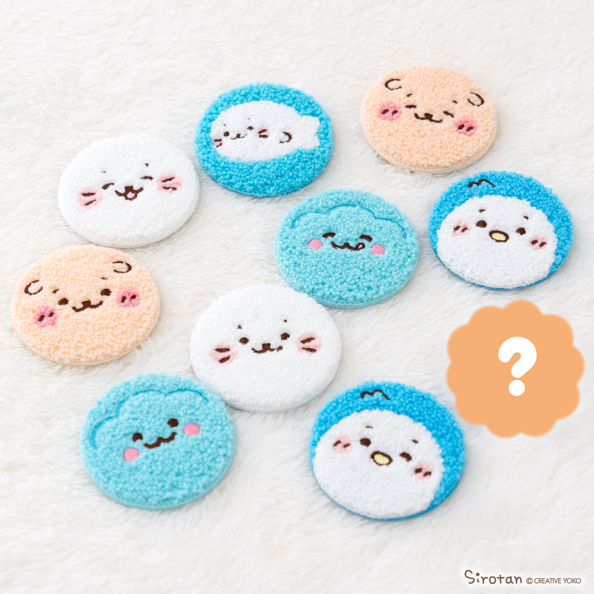 3/7(金)登場🌷 #ハピアニ44th □もこもこ缶バッジコレクション 思わず