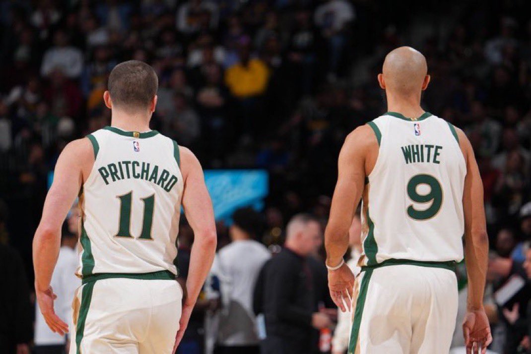 big_business_'s tweet image. Payton Pritchard

41 PTS
5 AST
10 REB

Derrick White

41 PTS
2 AST
3 REBS

The first duo in Celtics history to score 40 points in the same game.