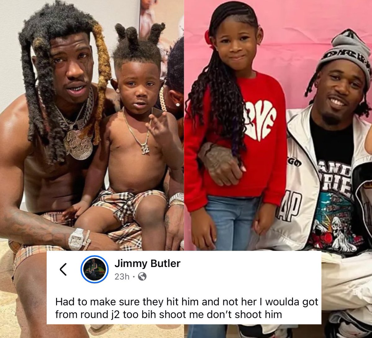 Hotboii reacts to the murder of Texas rapper Lil Ronnie and his 5-year-old daughter, saying Ronnie ran to draw fire away from his child and that he would do the same for his son. 🫡