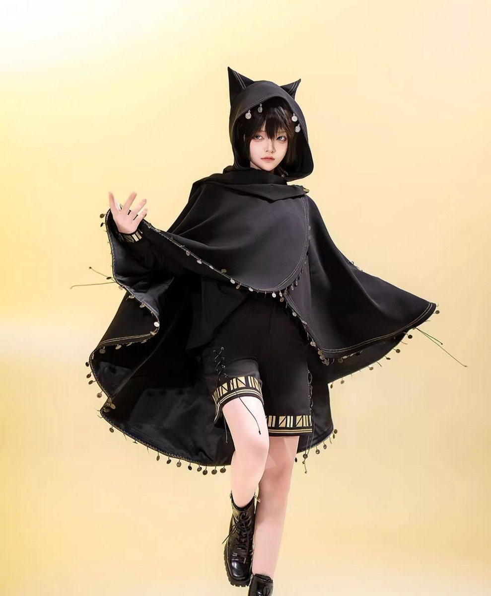 42lolita_'s tweet photo. 【Ouji New Release】Princess Chronicles~Black Cat~Black Ouji Lolita Set
🐾✨ The Black Cat Ouji set from Princess Chronicles is released.
Don't miss out, check the collection now: https://t.co/faI0KpTZjp
#OujiFashion #BlackCat #OujiStyle #PrincessChronicles https://t.co/1REeFdFWl8