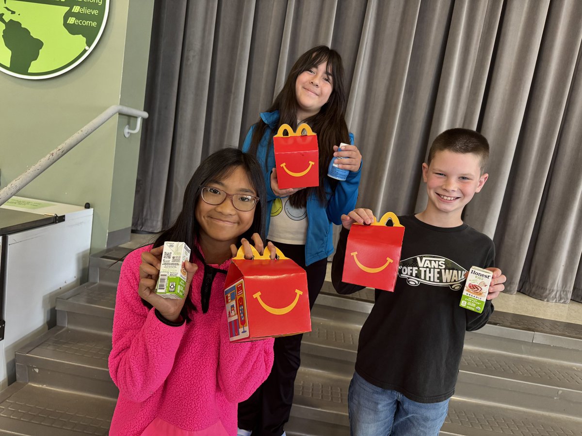 Proud of these <a href="/lombardibears/">SCA Lombardi</a> for reaching their goals! +150% of their AR goals crushed. (There are also almost 7 million words read between these 3!!!) <a href="/McDonalds/">McDonald's</a> Happy Meal at school is always a win!!! #burtonexperience