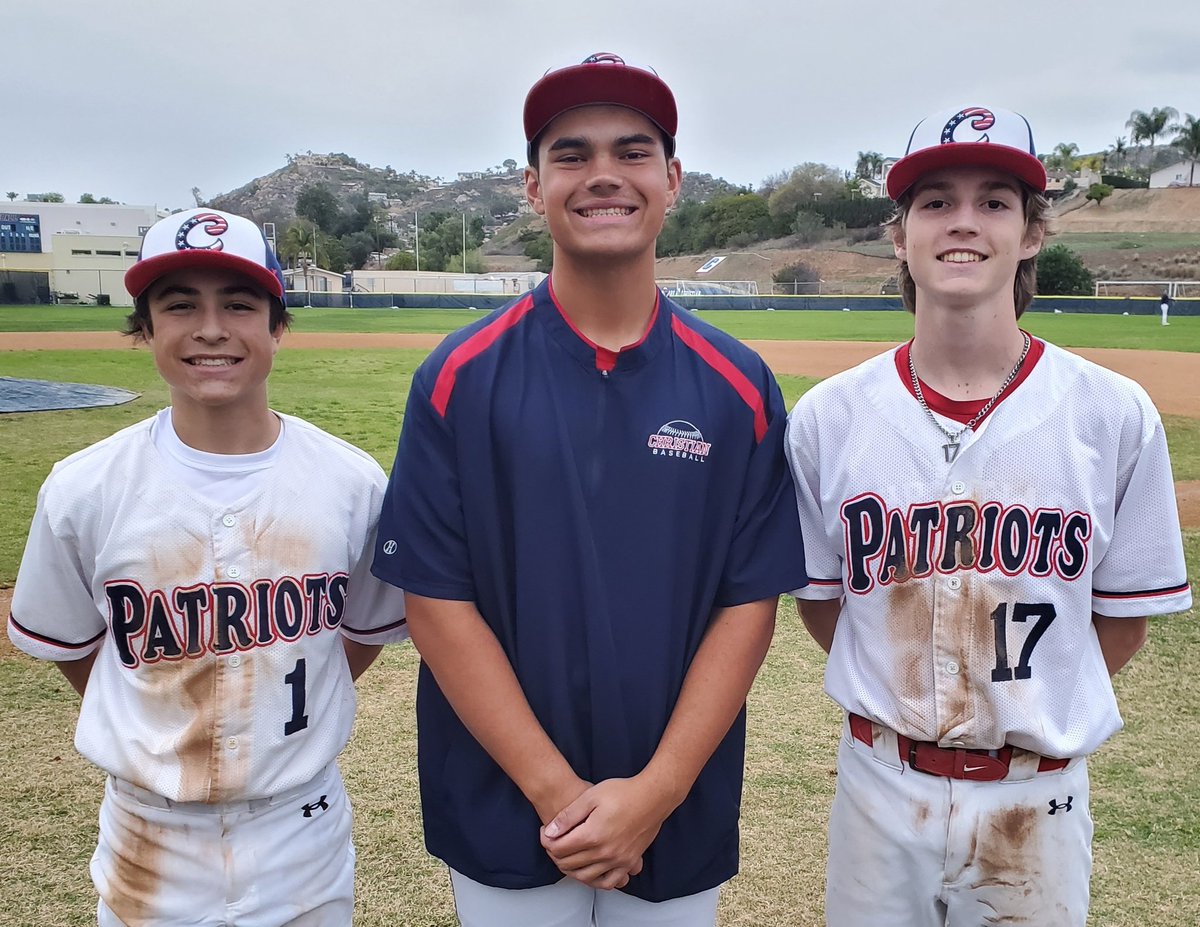 CHS Baseball holds on to win 6-5 over MVHS and start the season 2-0. 
LJ Rook (5K, 5H, 3BB, 1ER) got the win. 
Logan Major (2-3, 3B, 2RBI, 2R) and Max Villalva (2-3, 2B, 2R) led the offense.