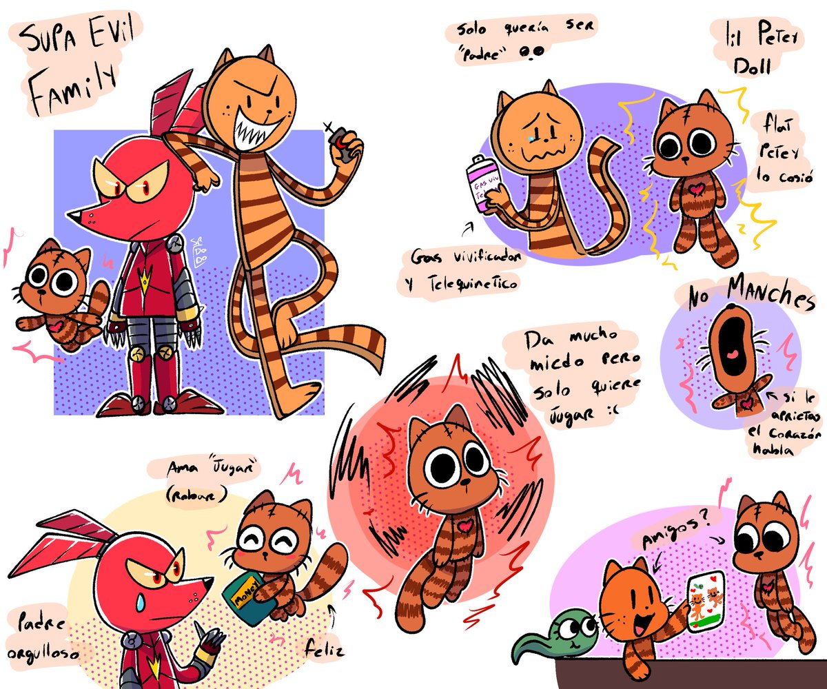 les hice un hijo a estos dos pq sí jeje (q no se note q soy fan de Sonic)

#Detey #AIBuddy #FlatPetey #dogmanfanart