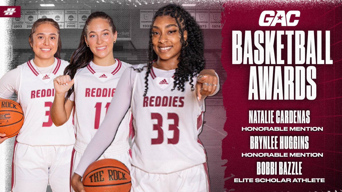 NEWS | Reddies Honored with All-GAC Recognition

📝 &gt;&gt;&gt; bit.ly/WBBAwards

#NoMereBeast