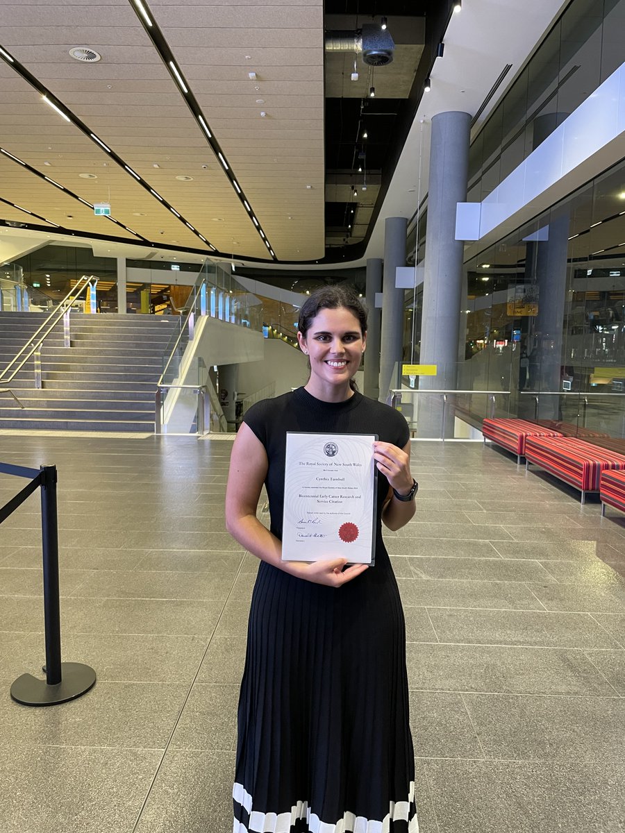 Si Ming Man (@simingman1) on Twitter photo ⭐Congrats to our postdoc <a href="/Cyn_Turnbull/">Cynthia Turnbull</a> for receiving a <a href="/royalsocnsw/">Royal Society of NSW</a> Early Career Research+Service Citations at last night’s #Awards Presentation. Cynthia is being recognised for outstanding research into the #immune system. So happy to see her receiving this award in person😊1/2 ⭐Congrats to our postdoc <a href="/Cyn_Turnbull/">Cynthia Turnbull</a> for receiving a <a href="/royalsocnsw/">Royal Society of NSW</a> Early Career Research+Service Citations at last night’s #Awards Presentation. Cynthia is being recognised for outstanding research into the #immune system. So happy to see her receiving this award in person😊1/2