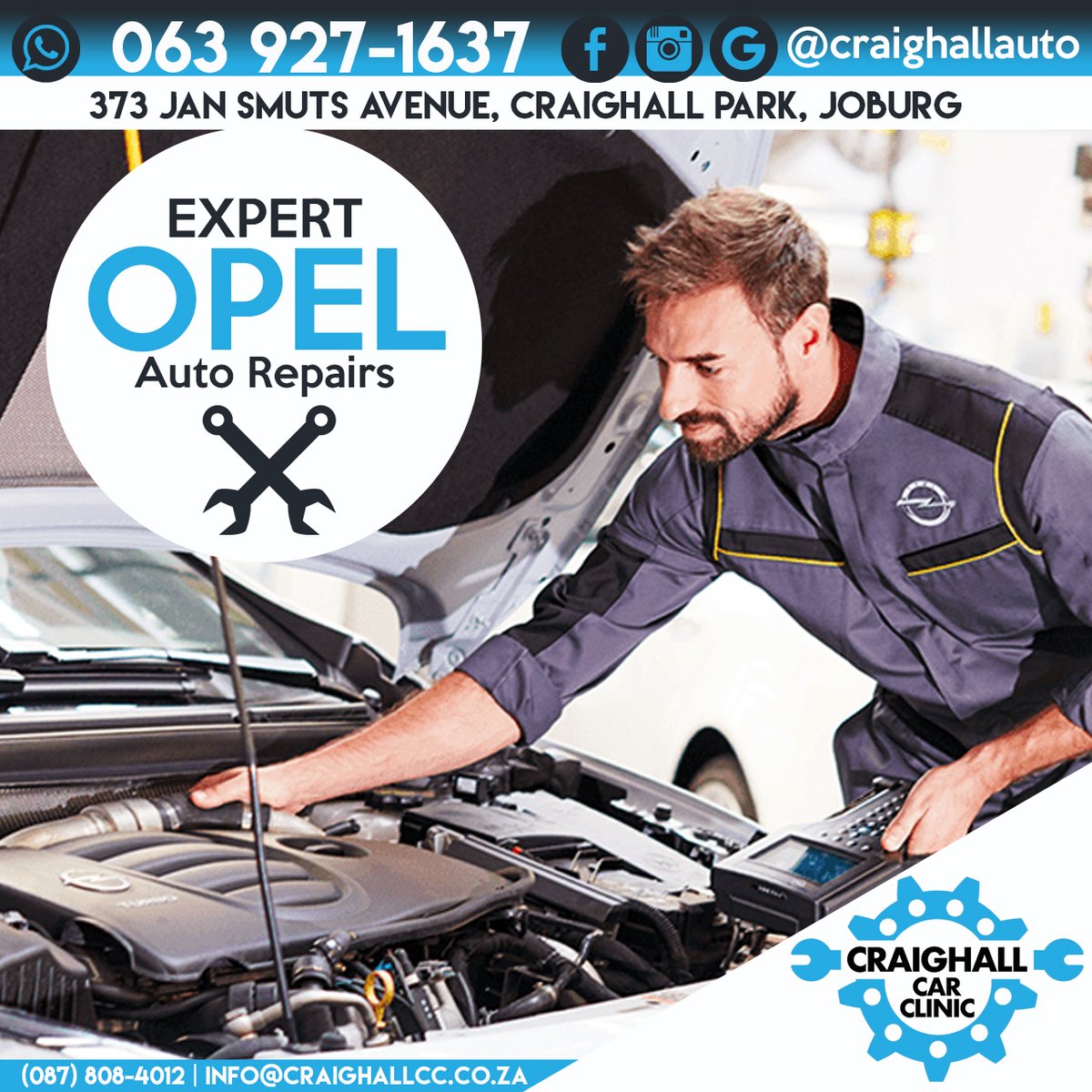 Craighall Car Clinic (@craighallauto) on Twitter photo Don't settle for anything less than the best. Trust ๐พ๐ง๐๐๐๐๐๐ก๐ก ๐พ๐๐ง ๐พ๐ก๐๐ฃ๐๐ for all your vehicle servicing and repair needs. ๐ค
๐ฉ info@craighallcc.co.za
โ๏ธ Call (087) 808-4012
#OpelExperts #AutoRepair #SeasonalMaintenance #Craighall Don't settle for anything less than the best. Trust ๐พ๐ง๐๐๐๐๐๐ก๐ก ๐พ๐๐ง ๐พ๐ก๐๐ฃ๐๐ for all your vehicle servicing and repair needs. ๐ค
๐ฉ info@craighallcc.co.za
โ๏ธ Call (087) 808-4012
#OpelExperts #AutoRepair #SeasonalMaintenance #Craighall