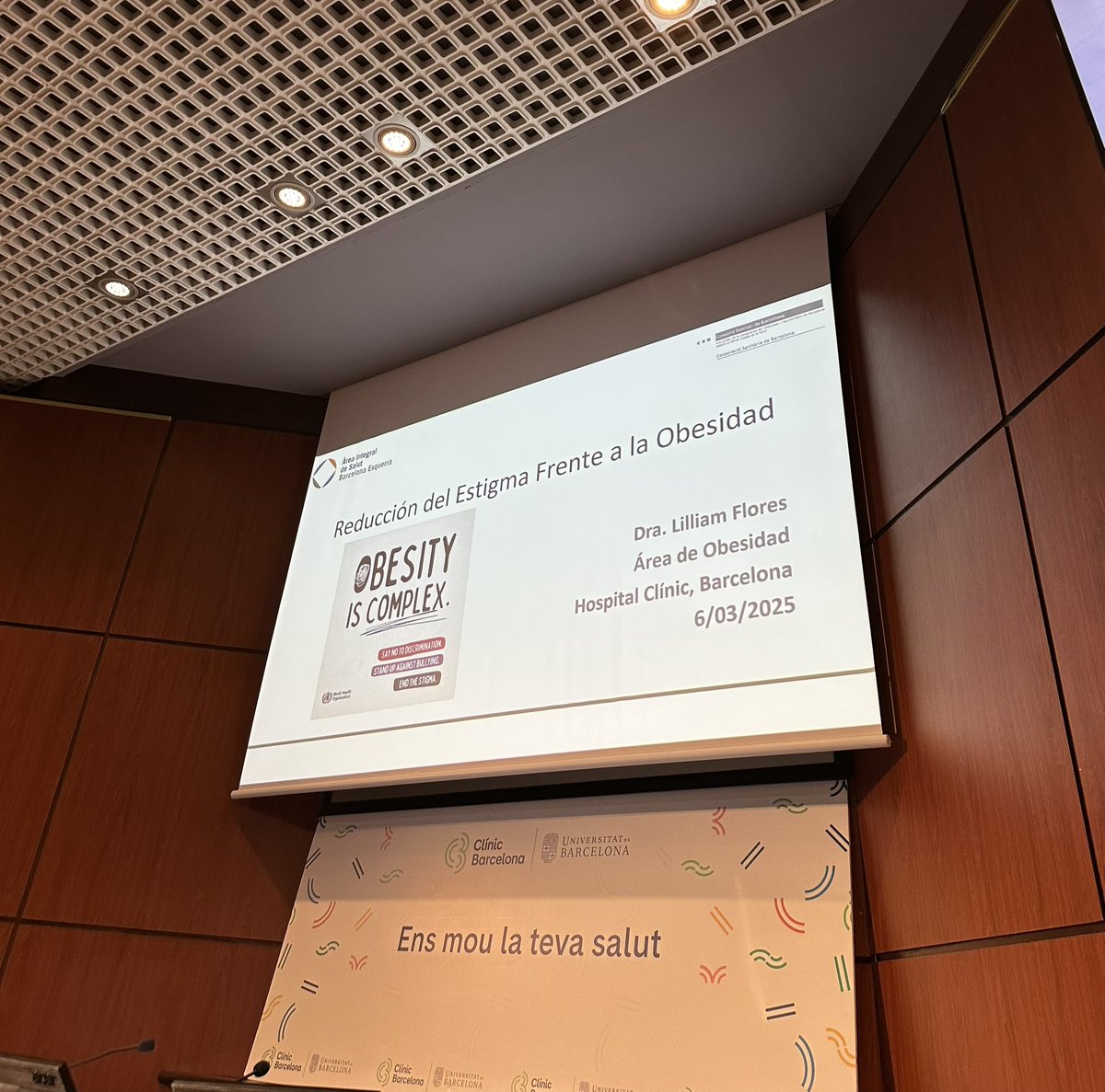 🚨 Empieza la Jornada Grup Clínic d’Obesitat de l’AISBE. <a href="/sociedadSEEN/">Sociedad SEEN</a> <a href="/SociedadSeedo/">SEEDO</a> <a href="/anidehollanda/">Ani de Hollanda</a> <a href="/hospitalclinic/">Hospital Clínic</a>
