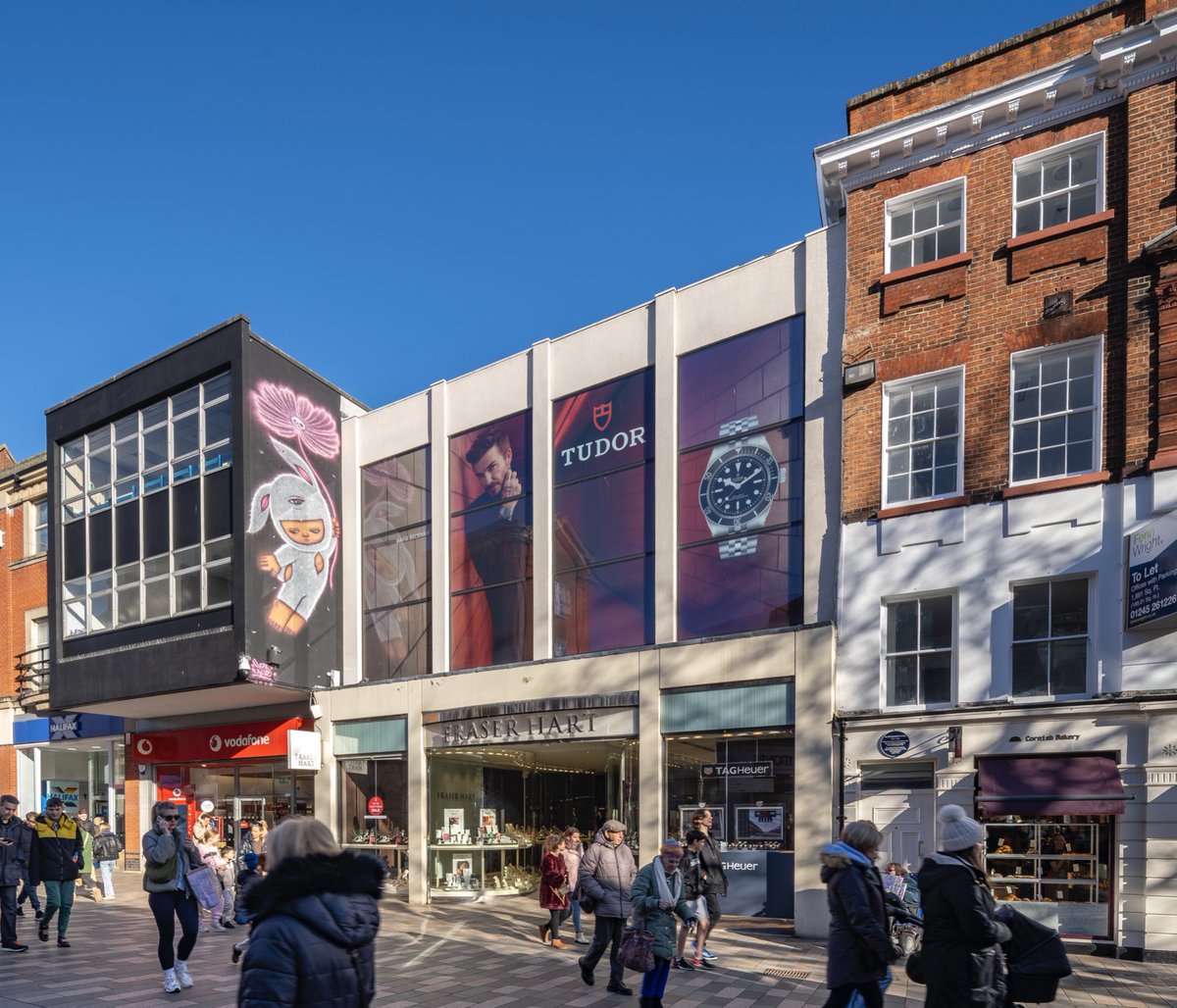 Ben Simpson (@bensimpsonmrics) on Twitter photo Fully let to <a href="/fraserhartuk/">Fraser Hart</a> 💍⌚️for a further 8.5 years, occupying a prime 6,328 sq ft shop in Chelmsford.
For more details on this sale or to discuss your wider requirements within the town, please contact <a href="/Green_and_Ptrs/">Green & Partners</a> 📲 Fully let to <a href="/fraserhartuk/">Fraser Hart</a> 💍⌚️for a further 8.5 years, occupying a prime 6,328 sq ft shop in Chelmsford.
For more details on this sale or to discuss your wider requirements within the town, please contact <a href="/Green_and_Ptrs/">Green & Partners</a> 📲
