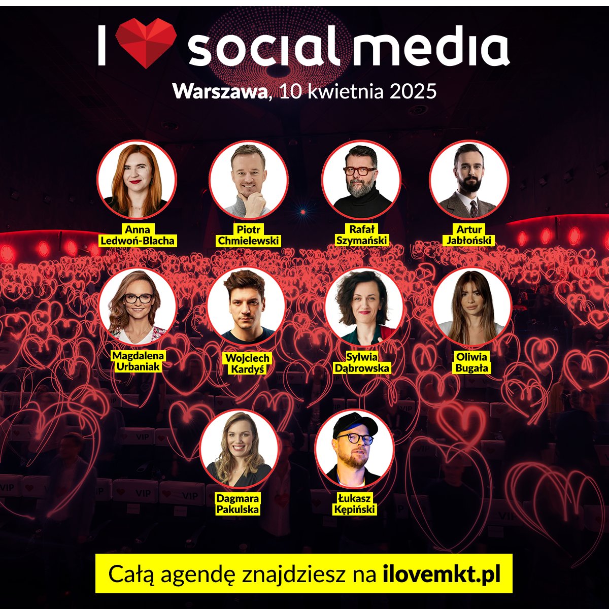 Największa konferencja marketingowa I ❤️ Marketing&amp;Technology już 8-10 kwietnia w Warszawie!

Wśród ścieżek tematycznych znalazły się takie klasyki, jak: I ❤️ marketing, I ❤️ social media oraz I ❤️ AI. A to wszystko w największej sali kinowej w Polsce! 🎬

 Poznaj prelegentki