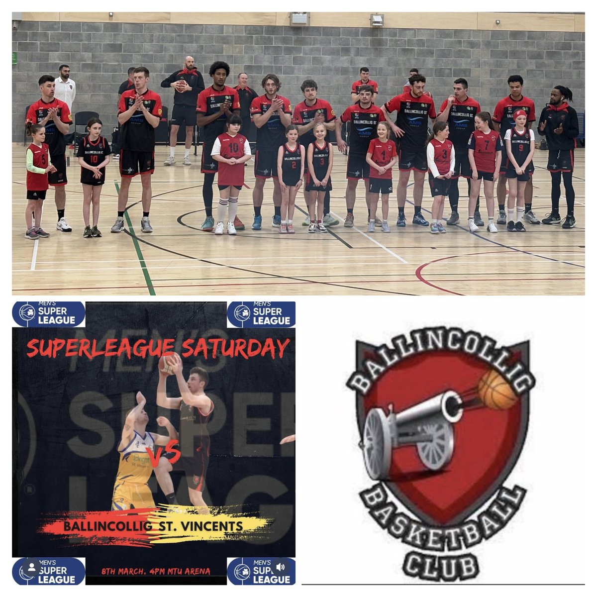 Dan Horgan (@danjcb001) on Twitter photo 🚨2 x More Sleeps🚨before the <a href="/BallincolligB/">Ballincollig Basket</a> vs <a href="/stvincentsbball/">St. Vincent's Basketball Club</a> Men’s Super League game at <a href="/MTUarena/">MTU Arena</a> on Saturday next. “Where else would you want to be”. Cmon Ballincollig🤞👊💪🏀⚫️🔴 #UpTheVillage <a href="/BballIrl/">Basketball Ireland</a> <a href="/irishguidedogs/">Irish Guide Dogs for the Blind</a> #Basketball #MTUArena #IrishGuideDogsBallincollig #Cork 🚨2 x More Sleeps🚨before the <a href="/BallincolligB/">Ballincollig Basket</a> vs <a href="/stvincentsbball/">St. Vincent's Basketball Club</a> Men’s Super League game at <a href="/MTUarena/">MTU Arena</a> on Saturday next. “Where else would you want to be”. Cmon Ballincollig🤞👊💪🏀⚫️🔴 #UpTheVillage <a href="/BballIrl/">Basketball Ireland</a> <a href="/irishguidedogs/">Irish Guide Dogs for the Blind</a> #Basketball #MTUArena #IrishGuideDogsBallincollig #Cork