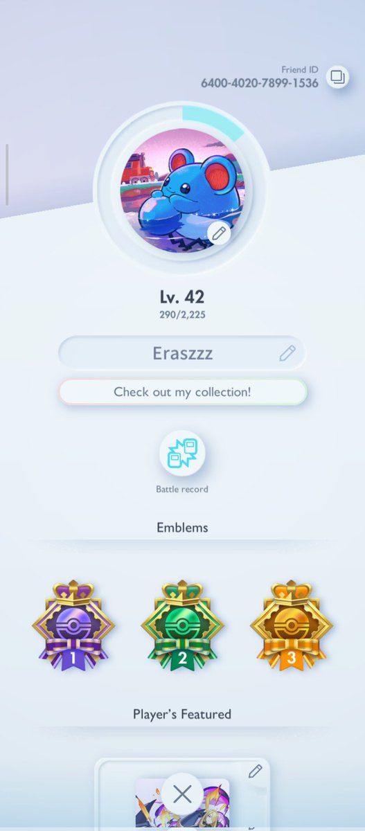 eras01's tweet photo. いいエンブレムですね🏅✨
#PokemonPocket #ポケポケ https://t.co/kv01fiJtWc