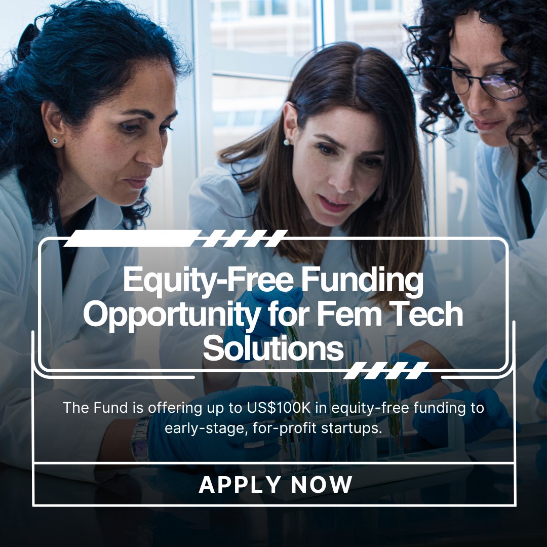 fundsforngos's tweet image. 🚀 Equity-Free Funding for Fem Tech!
The UNICEF Venture Fund is inviting early-stage startups to develop cutting-edge tech solutions that improve quality healthcare and empower women and girls.

⏰ Deadline: 8 May 2025

🔗fundsforcompanies.fundsforngos.org/?p=14404

#FemTech #UNICEF #Innovation…