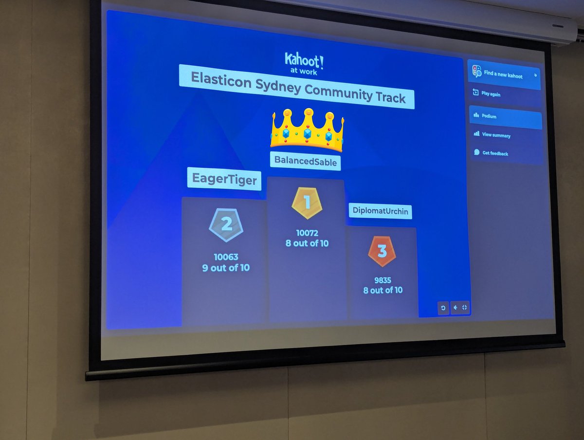 bombaatbanavar's tweet image. #ElasticONSydney #ElasticSearch #SearchAI