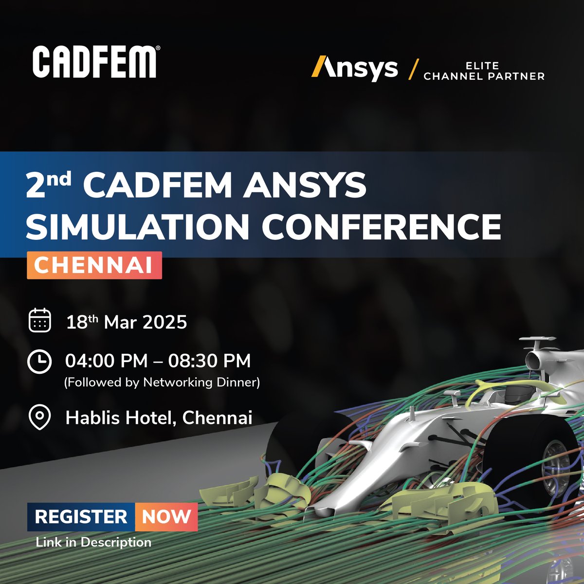 cadfem_in's tweet image. 🚀 𝗖𝗵𝗲𝗻𝗻𝗮𝗶, 𝗔𝗿𝗲 𝗬𝗼𝘂 𝗥𝗲𝗮𝗱𝘆? 🚀
💡 Limited seats—don’t miss out!
𝗥𝗲𝗴𝗶𝘀𝘁𝗲𝗿 𝗡𝗢𝗪 𝗯𝗲𝗳𝗼𝗿𝗲 𝗶𝘁'𝘀 𝘁𝗼𝗼 𝗹𝗮𝘁𝗲!
🔗 lnkd.in/gPVNAmdH
#CADFEMIndia #AnsysSimulation #Innovation #Engineering #DeepTech #SimulationDrivenDesign #Ansys #Chennai