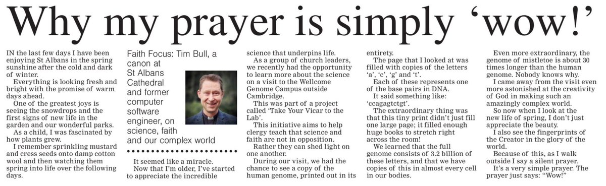 Peter Crumpler (@petercrumpler) on Twitter photo Why my prayer is simply ‘wow!’ Tim Bull of <a href="/StAlbansCath/">St Albans Cathedral</a> writes in today’s <a href="/hertsad/">Herts Advertiser</a> #FaithFocus <a href="/diostalbans/">The Diocese of St Albans</a> Why my prayer is simply ‘wow!’ Tim Bull of <a href="/StAlbansCath/">St Albans Cathedral</a> writes in today’s <a href="/hertsad/">Herts Advertiser</a> #FaithFocus <a href="/diostalbans/">The Diocese of St Albans</a>