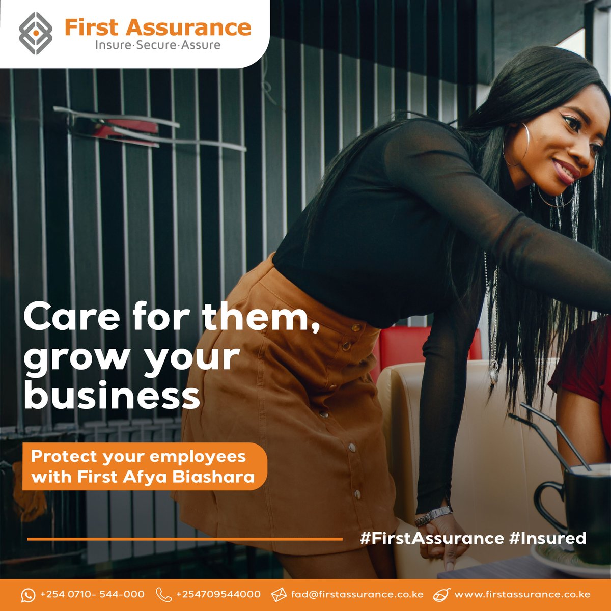 First_Assurance's tweet image. Sick employees hurt productivity and disrupt business.

Don’t let medical costs sideline your team or turn you into their lender.

First Afya Biashara keeps them healthy, focused, and productive!

Swipe through to learn more

#FirstAssurance #Insured