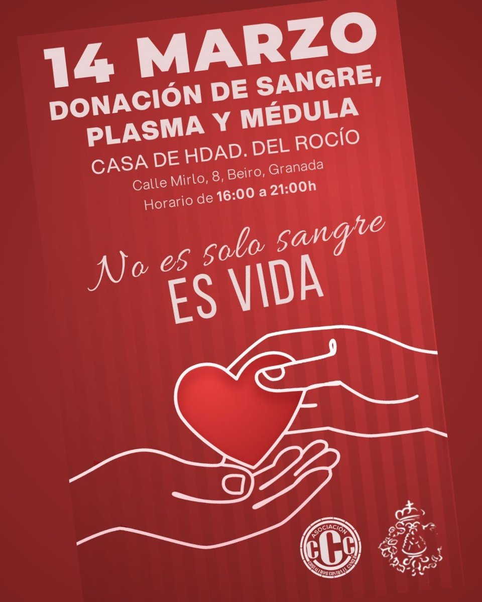 asoc_ccc's tweet image. 🩸 ¡Dona sangre, regala vida! 🩸
Te invitamos a ser parte de una noble causa. Tu donación no es solo sangre, es vida para quienes la necesitan Cada gota cuenta y puede marcar la diferencia en la vida de alguien
Únete a nosotros y sé un héroe. ¡Dona sangre y comparte esperanza!